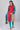 Pink Band Collar Winter kurta