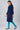 Blue Band Collar Winter kurta