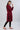 Maroon Mandarin Neck Yarn-dyed Winter kurta