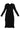 Black Mandarin Neck Yarn-dyed Winter kurta