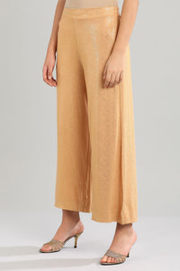 Dark Shimmer Gold Palazzos