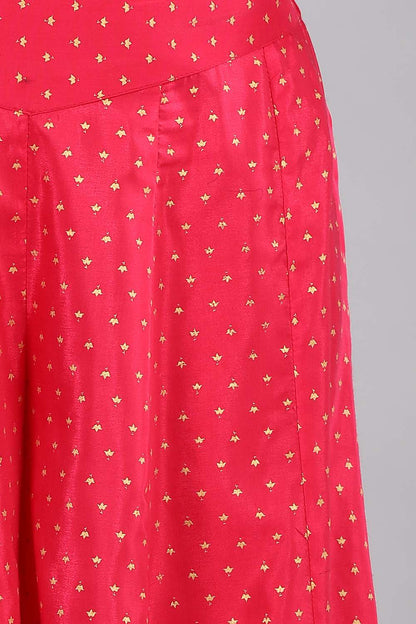 Pink Printed Palazzos