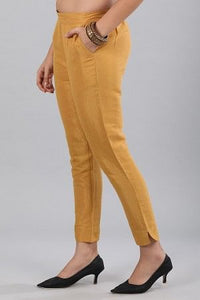 Gold Solid Trousers