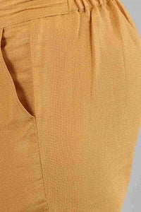 Gold Solid Trousers
