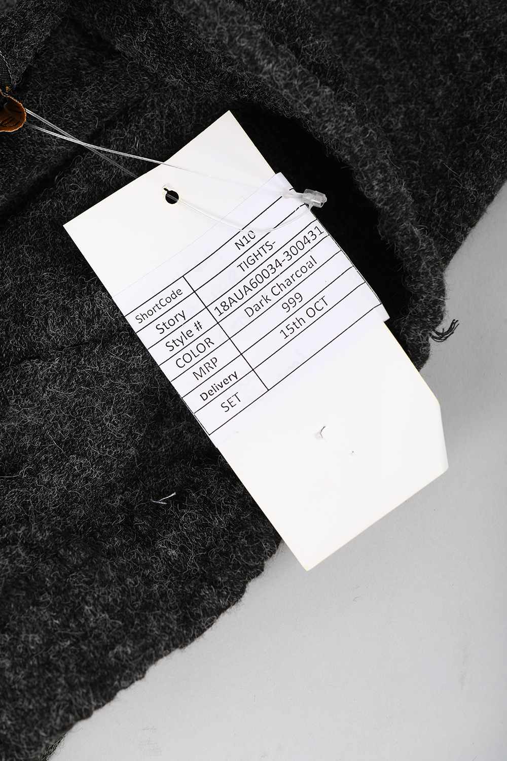 Black Yarn-dyed Tights