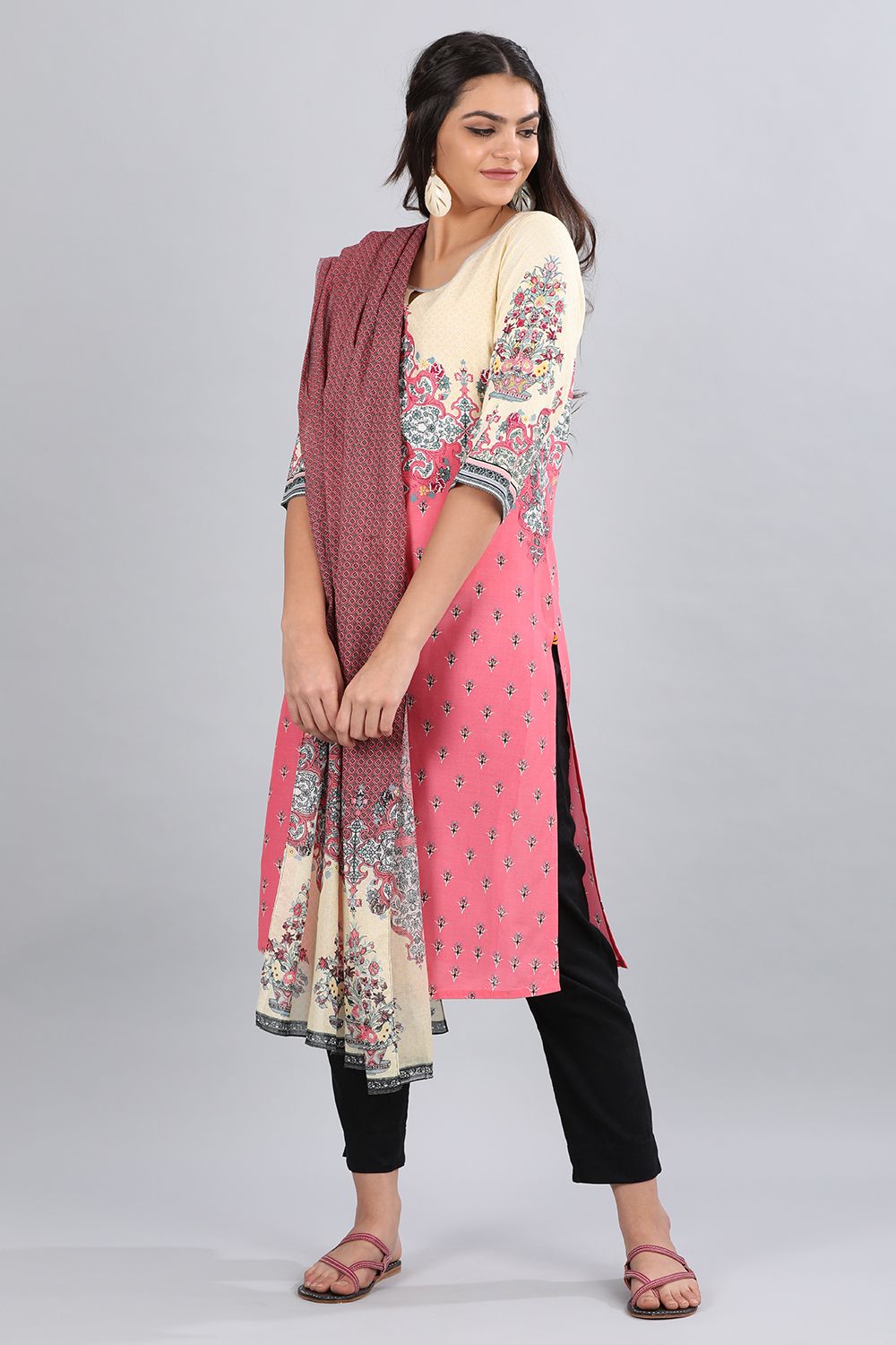 Pink Dupatta