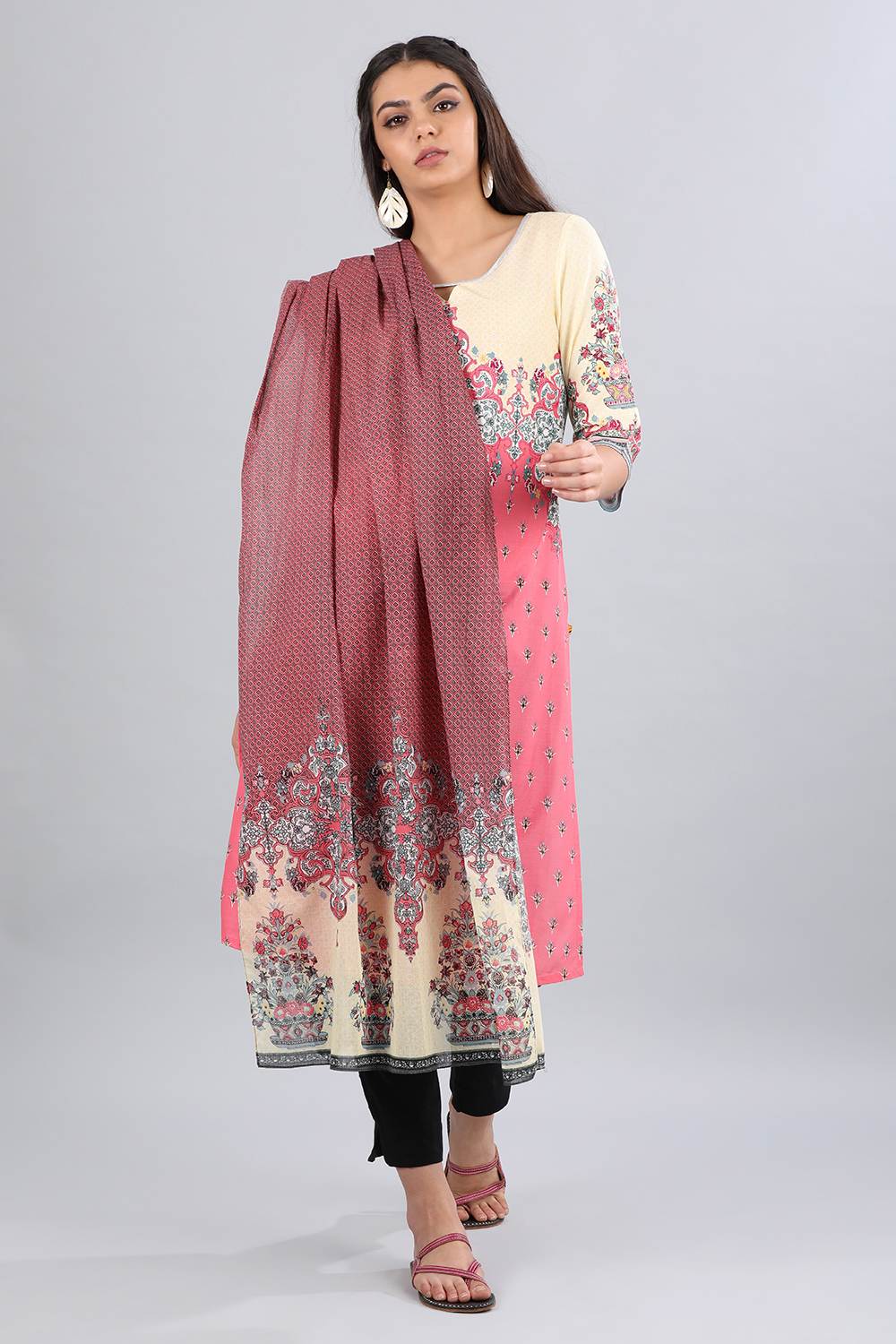 Pink Dupatta