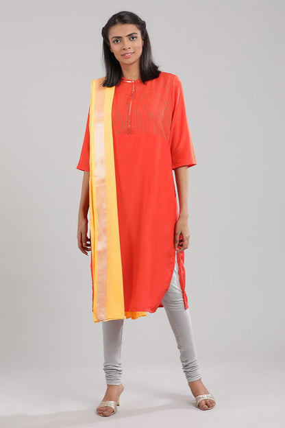 Yellow Yarn-dyed Dupatta