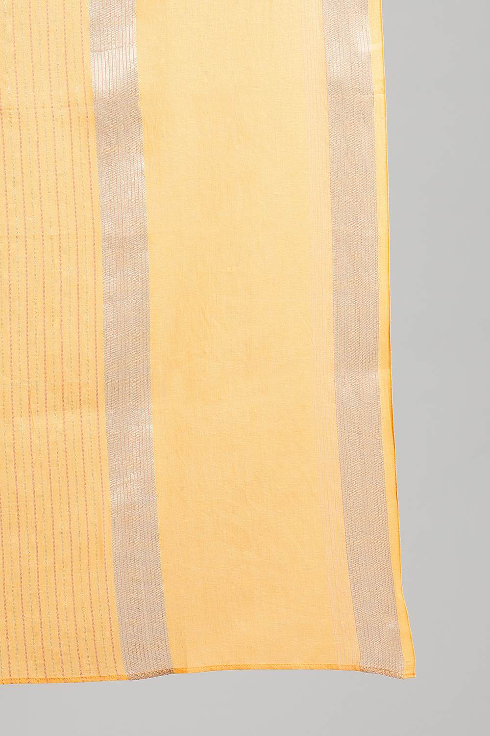 Yellow Yarn-dyed Dupatta