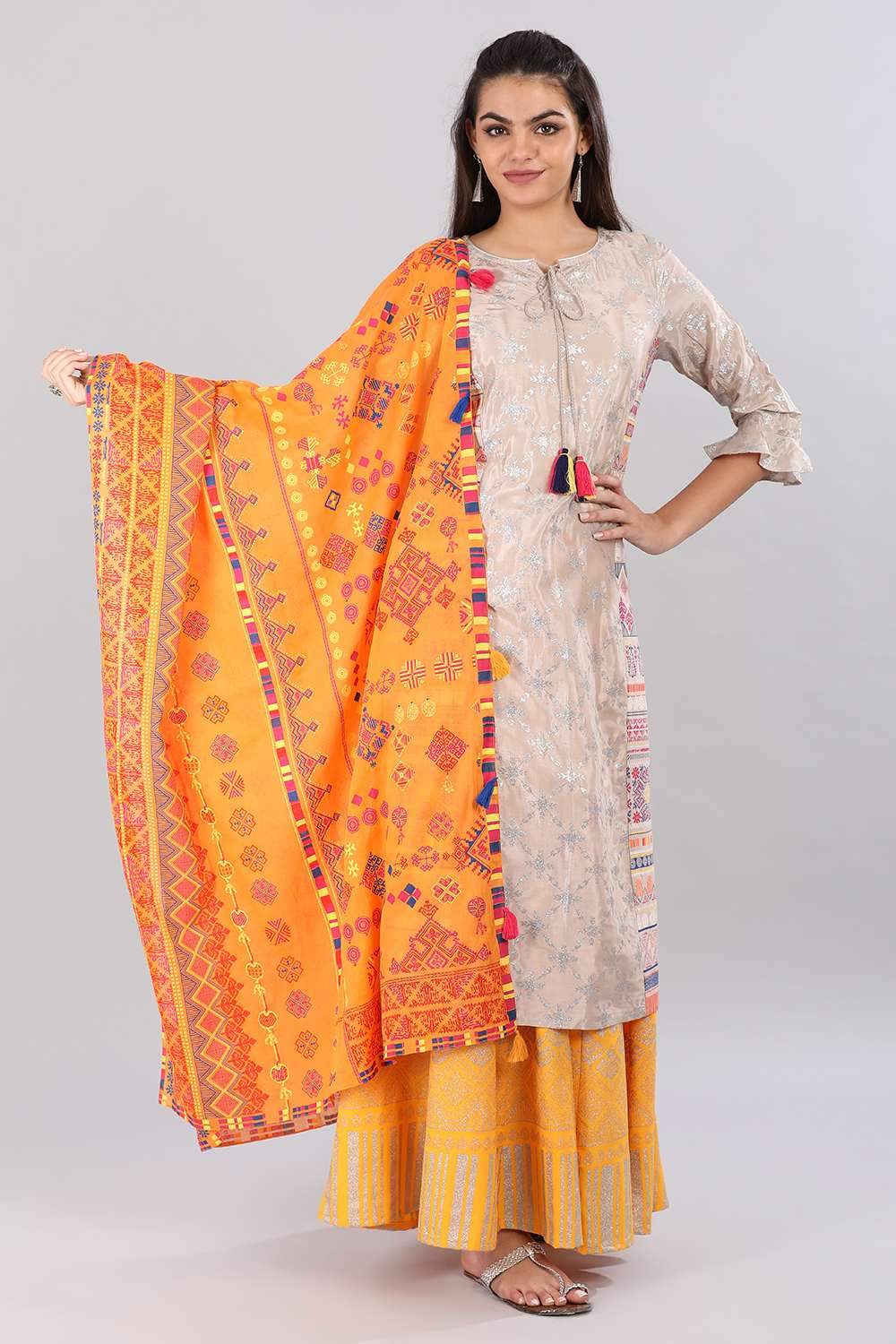 Orange Dupatta