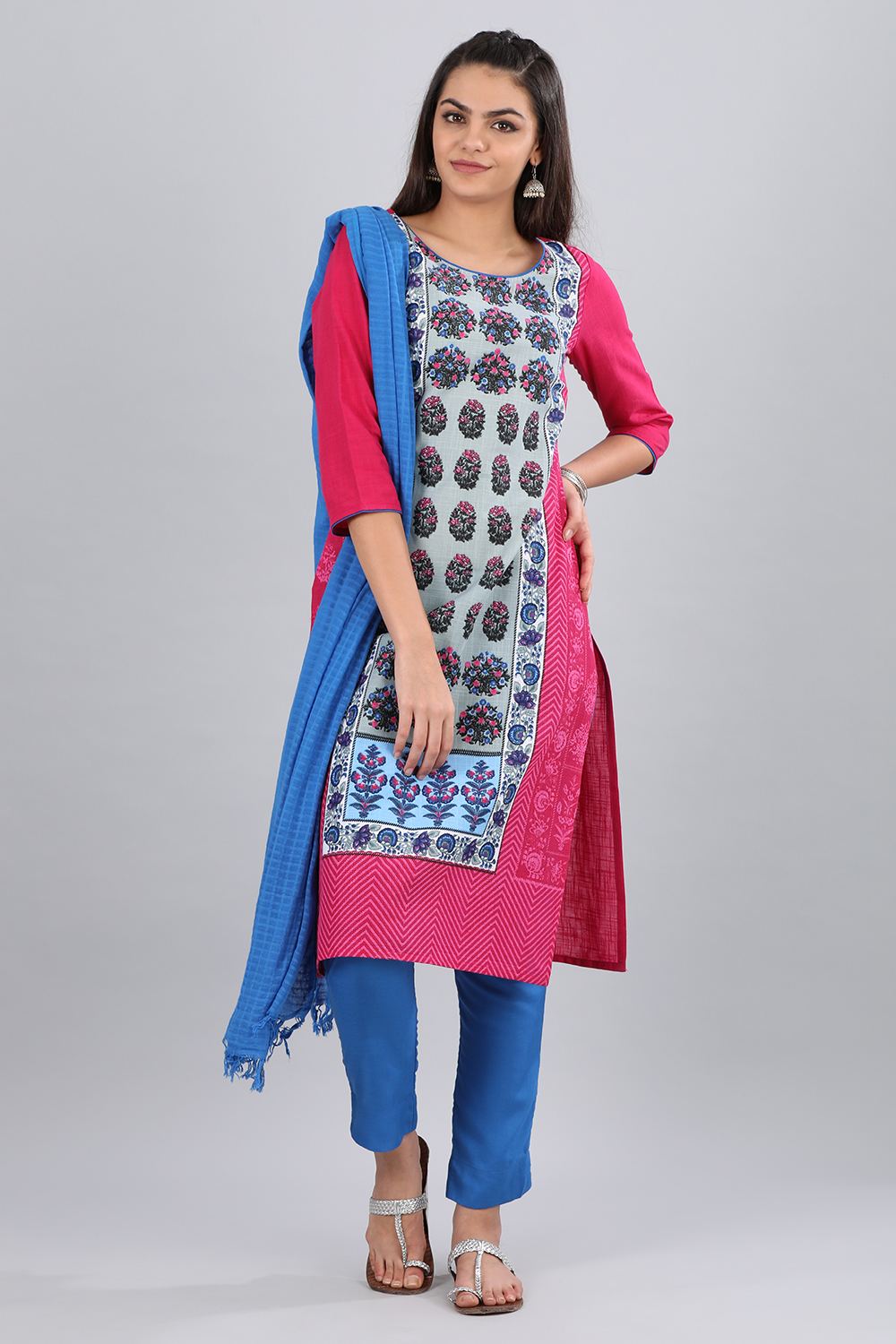 Blue Dupatta