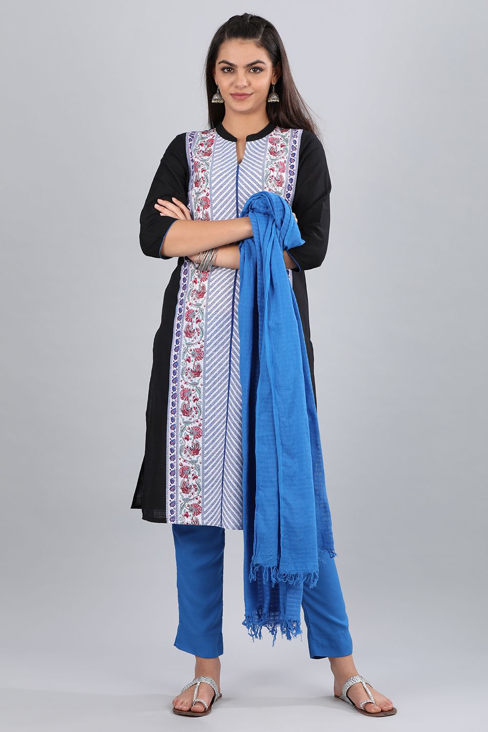 Blue Dupatta