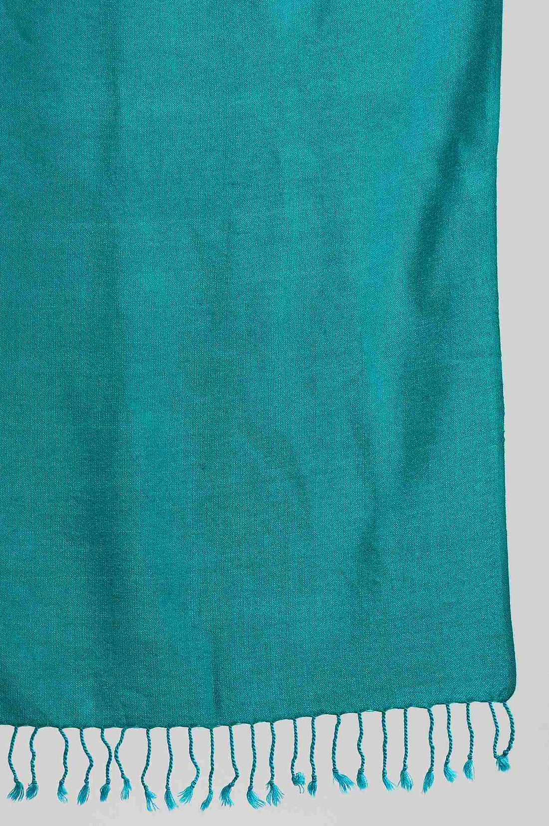 Green Yarn-dyed Shawl