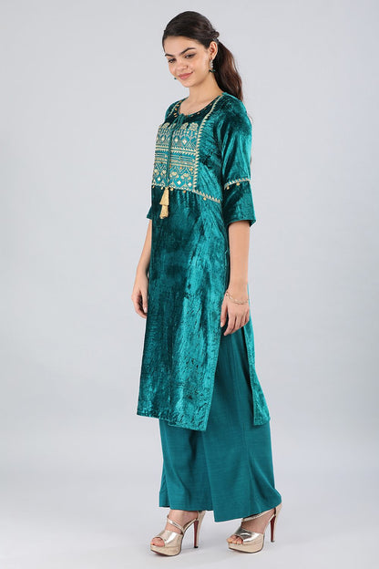 Green kurta Set