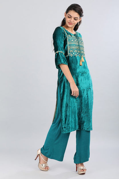 Green kurta Set