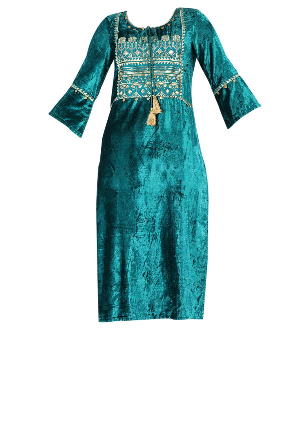 Green kurta Set