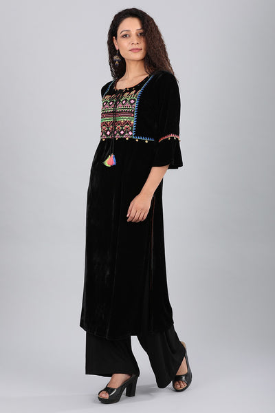 Black kurta Set