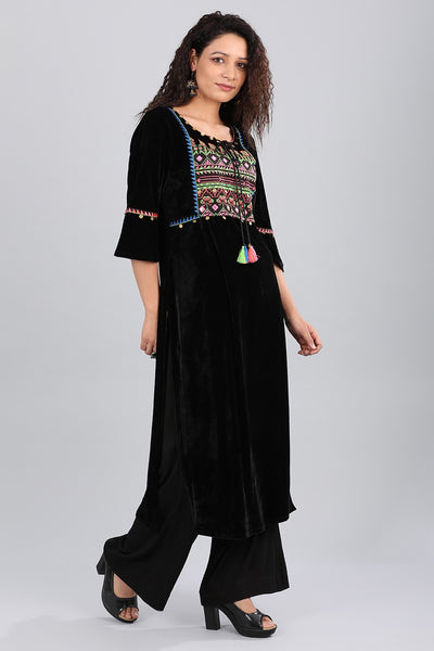 Black kurta Set