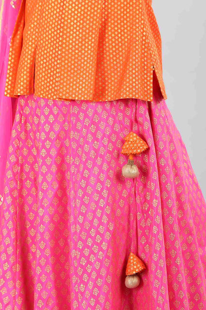 Orange kurta Set