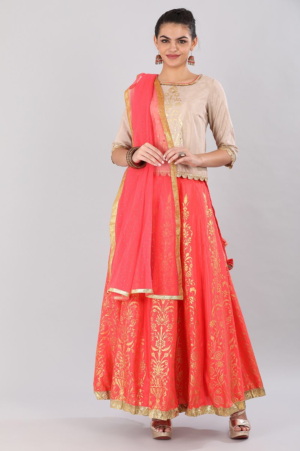 Natural kurta Set