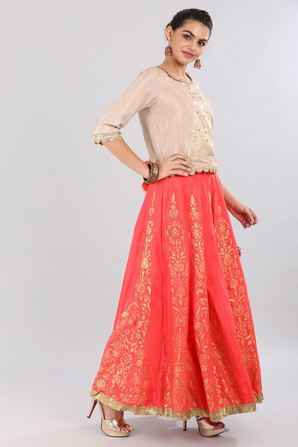 Natural kurta Set