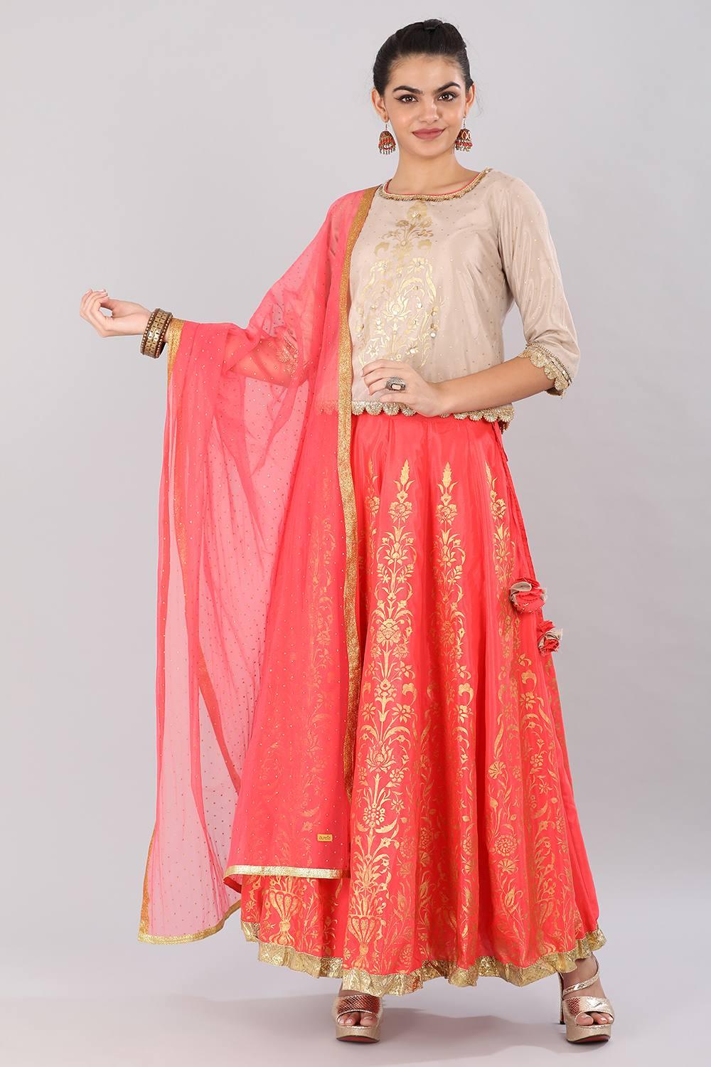 Natural kurta Set