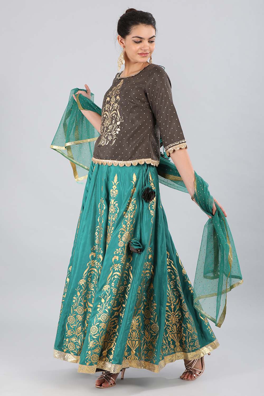 Grey kurta Set