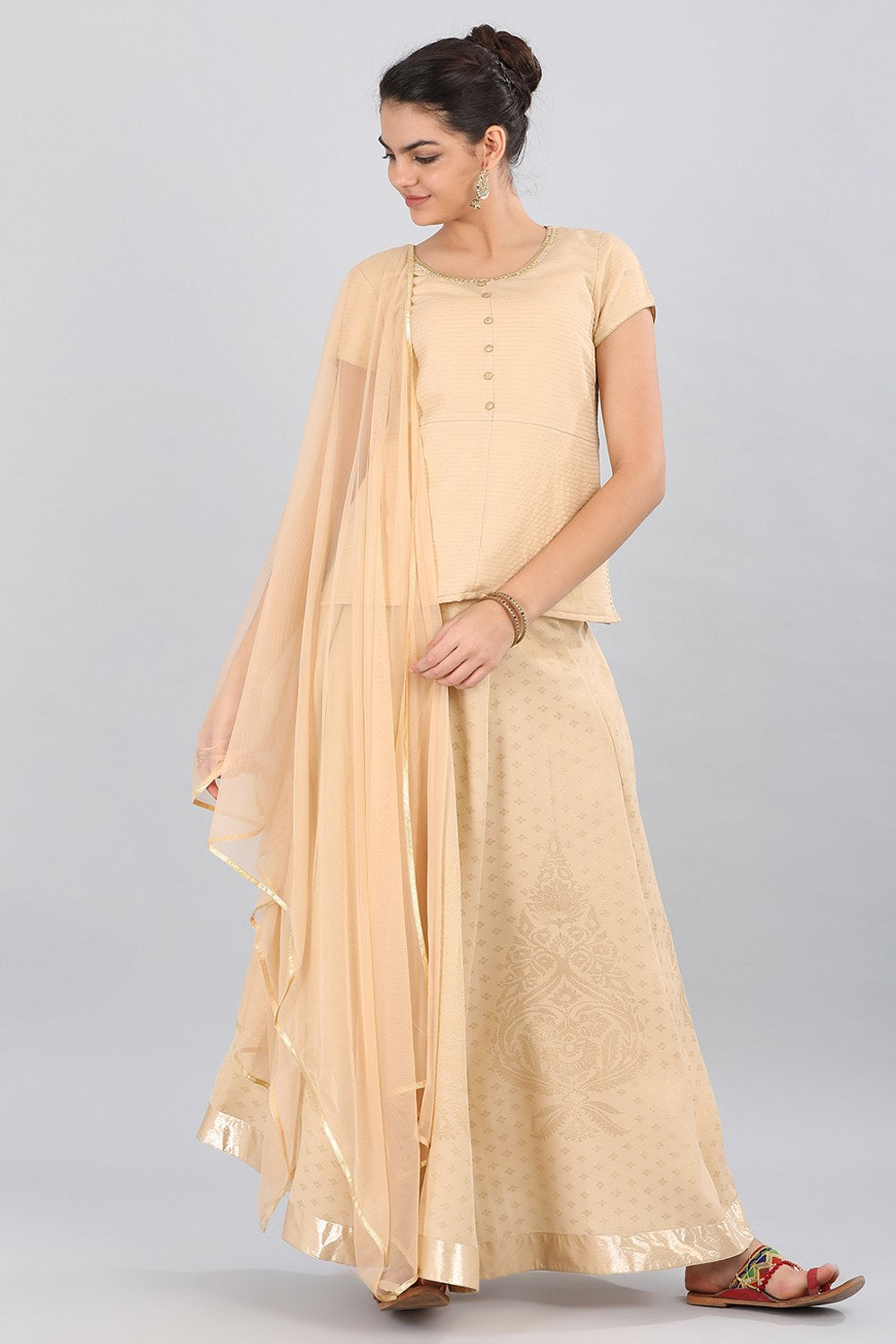 Natural kurta Set