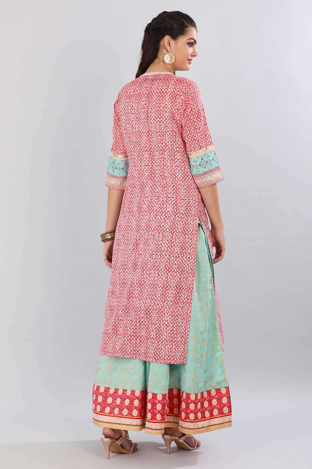 Pink kurta Set