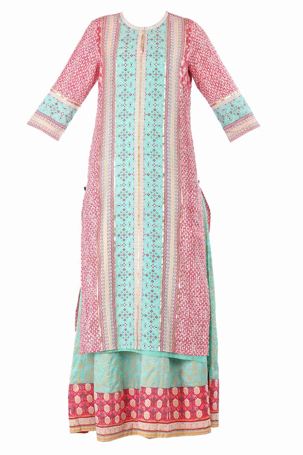 Pink kurta Set