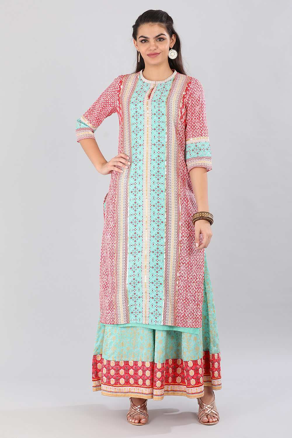 Pink kurta Set