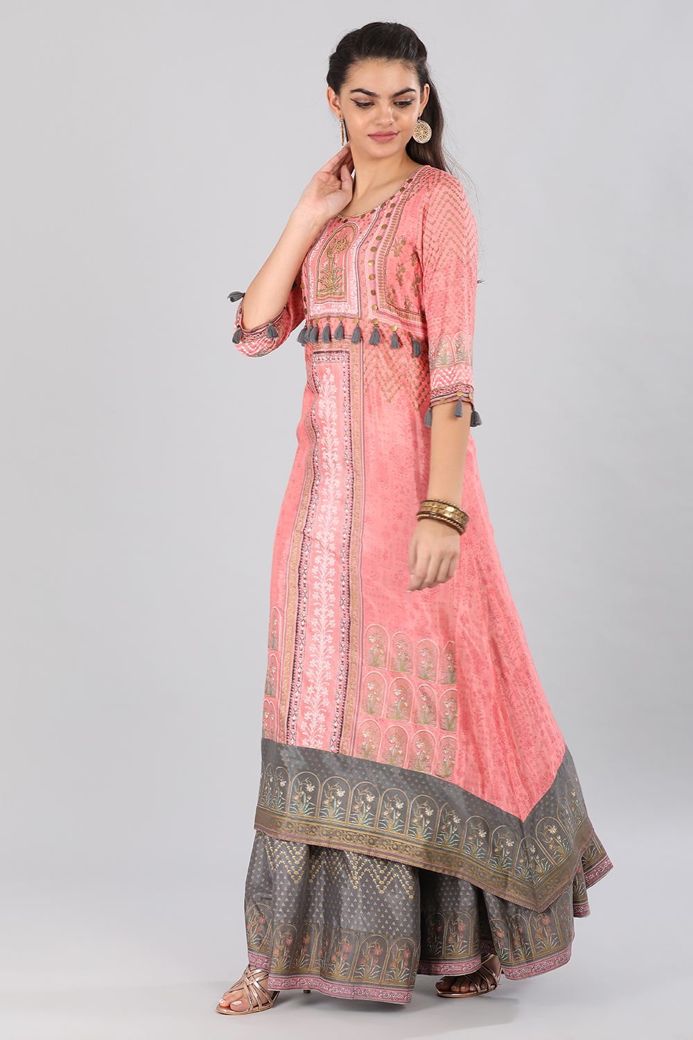 Pink kurta Set