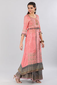 Pink kurta Set