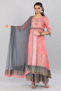 Pink kurta Set