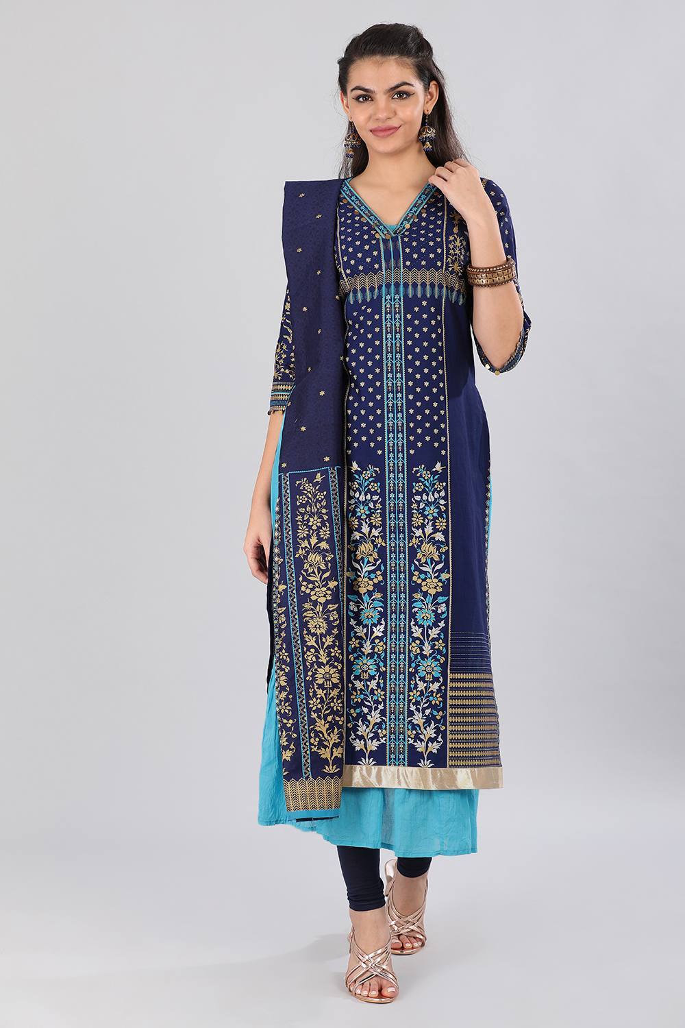 Blue kurta Set
