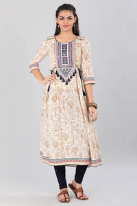 Natural kurta Set