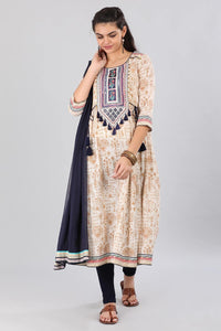 Natural kurta Set