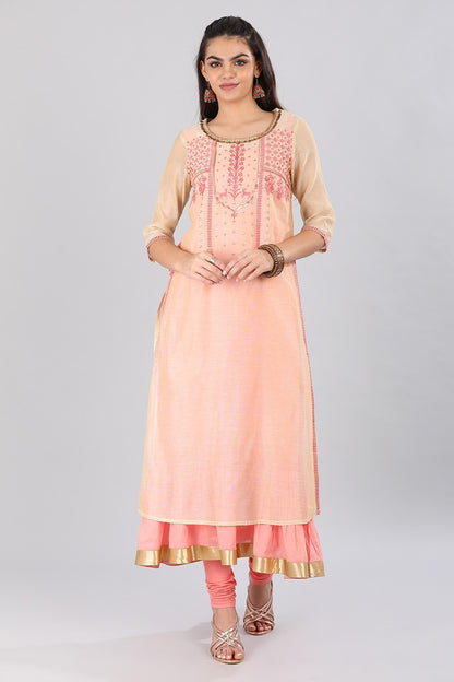 Natural kurta Set