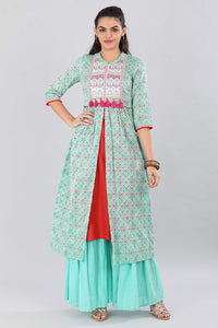 Green kurta Set
