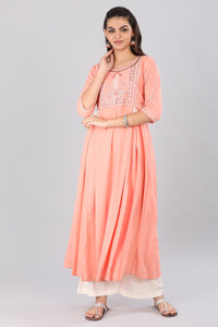 Pink kurta Set
