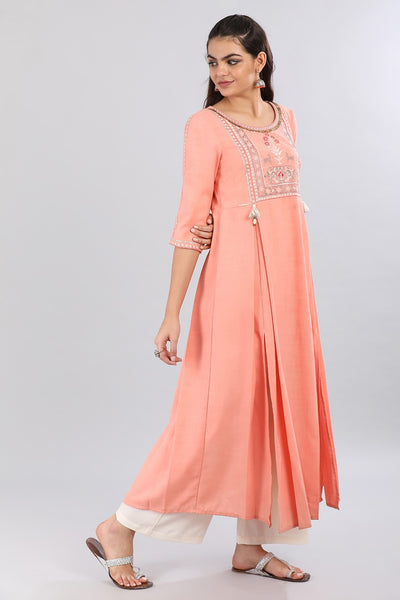 Pink kurta Set