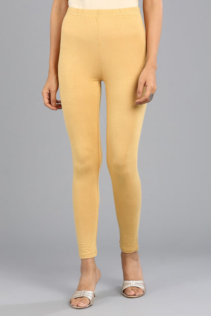 Gold Solid Tights