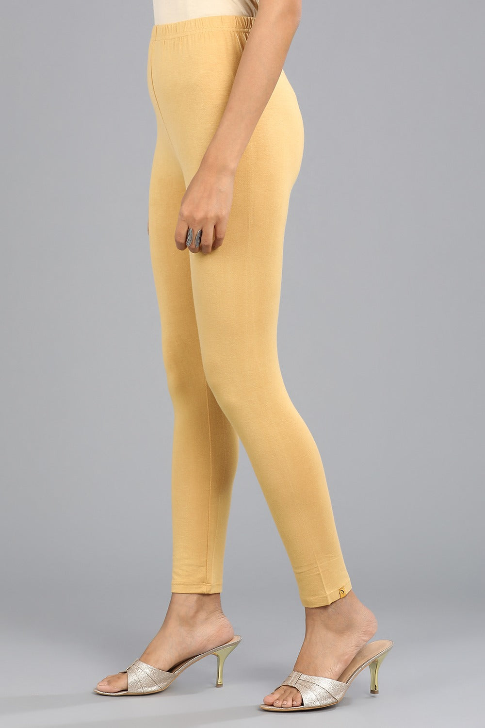 Gold Solid Tights