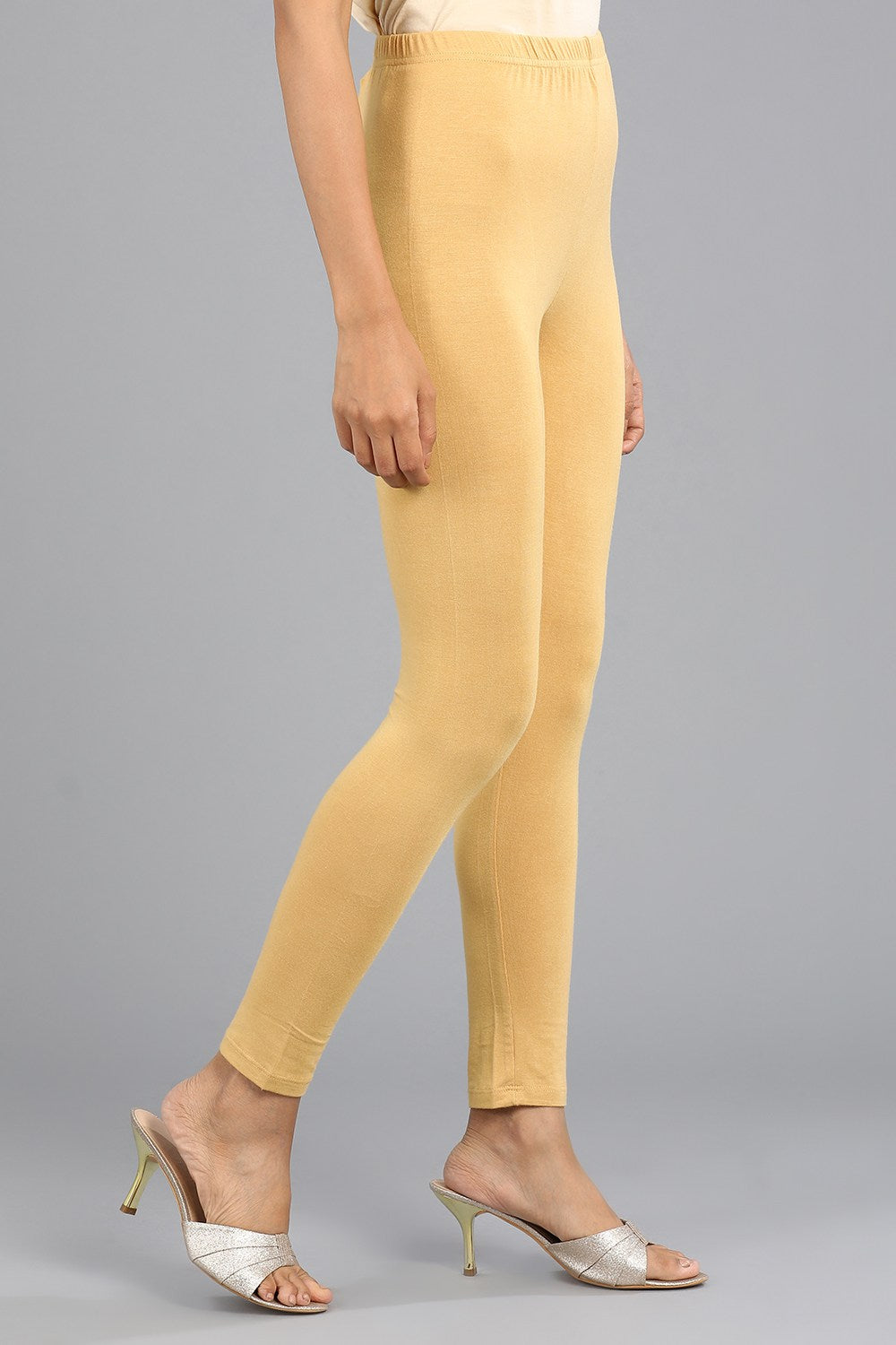 Gold Solid Tights