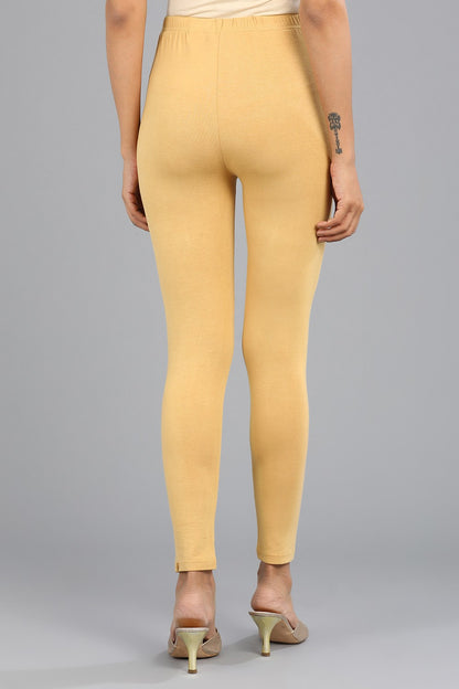 Gold Solid Tights