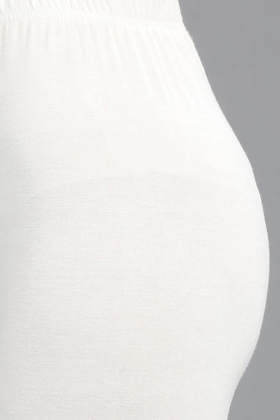 White Solid Tights
