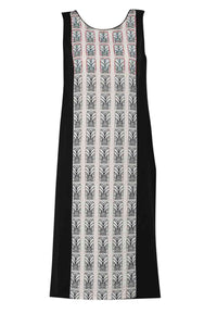 Black &amp; White Printed kurta Set