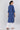 Blue Mandarin Neck Printed kurta