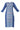 Blue Mandarin Neck Printed kurta