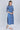 Blue Mandarin Neck Printed kurta